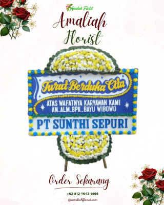 Papan Bunga Duka di Tidore Utara